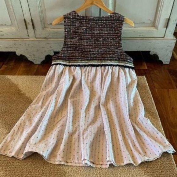 NWT Vizio Bohemian Arrow Printed Tassel Dress M - Picture 3 of 4